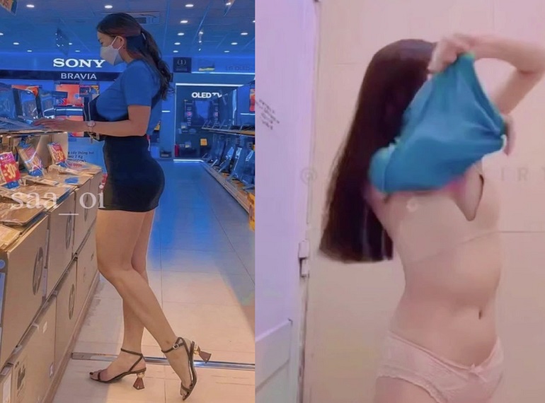 Lộ Clip Hot 18+ Đụ Em Nhân Viên Điện Máy Xanh Dáng Đẹp Siêu Dâm