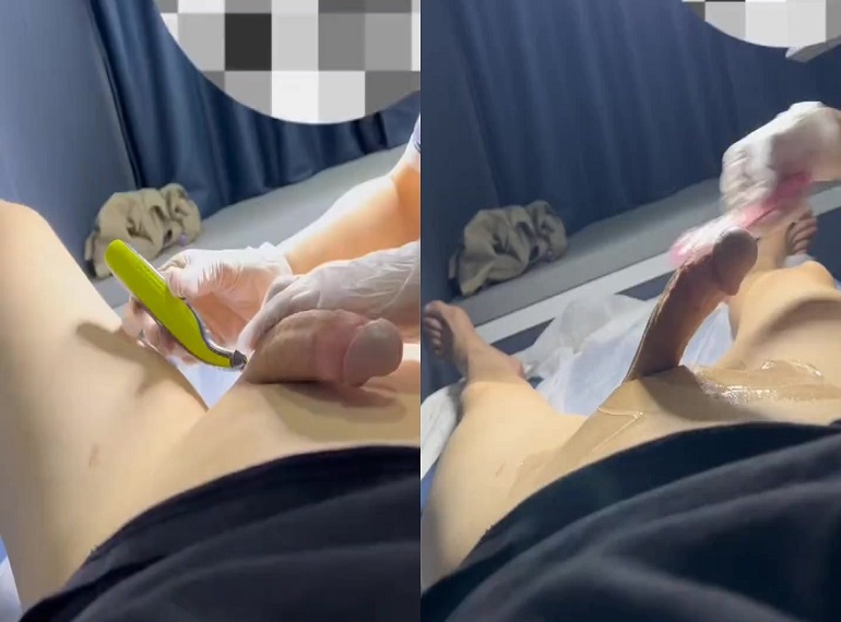 Lộ Clip Hot 18+ Thanh Niên Đi Triệt Lông Cu Nứng Quá Xuất Tinh Luôn